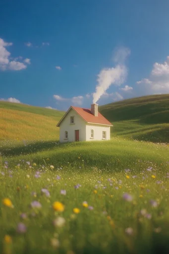 Vibrant Pastoral Dreamscape style AI image example 4