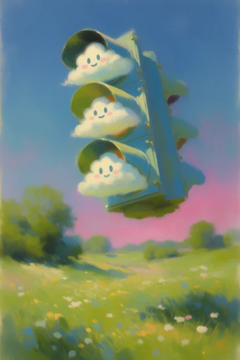 Luminous Impressionist Dreamscape style reference image — idyllic pastoral landscape