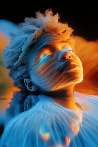 Luminous Neural Surrealism moodboard — generate AI images in this style