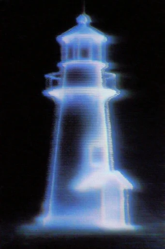 Spectral Analog Glitch style reference image — analog video degradation