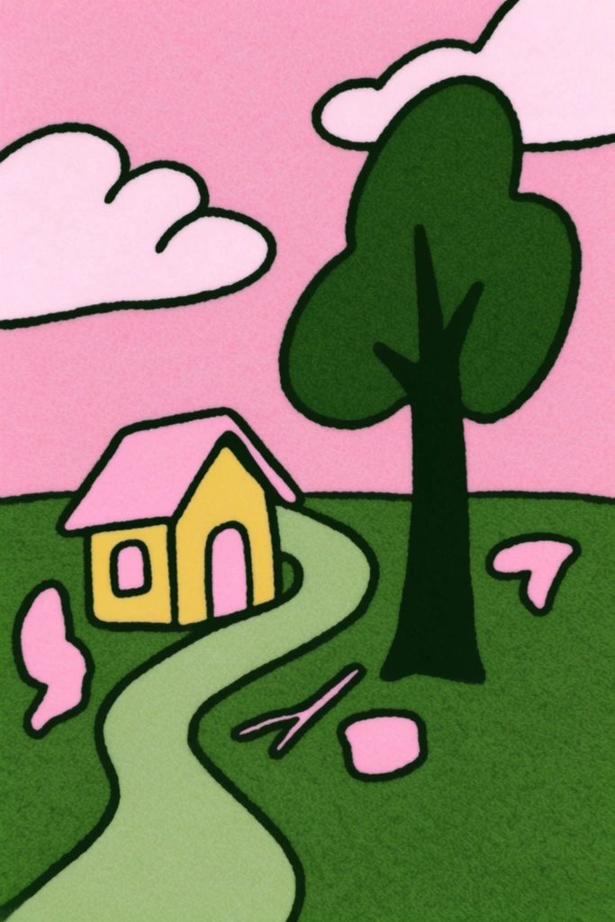 Graphic Playful Pop style AI image example 2