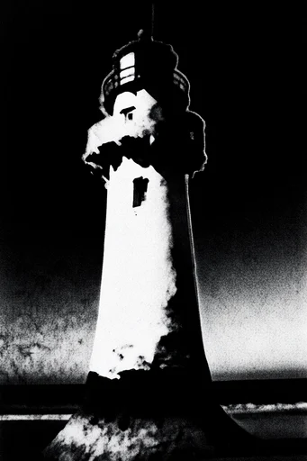 Gritty Chiaroscuro Noir style reference image — gritty analog noir