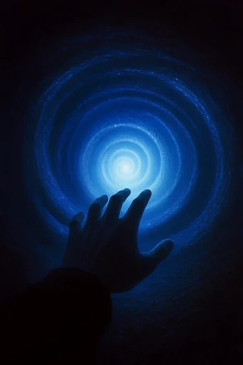 Luminous Cosmic Dreamscape style reference image — cosmic high-contrast lighting