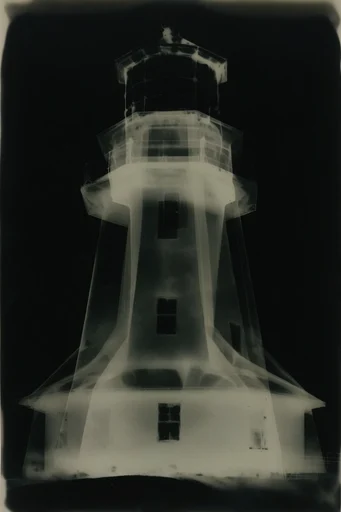 Experimental Darkroom Surrealism style reference image — skeletal radiography
