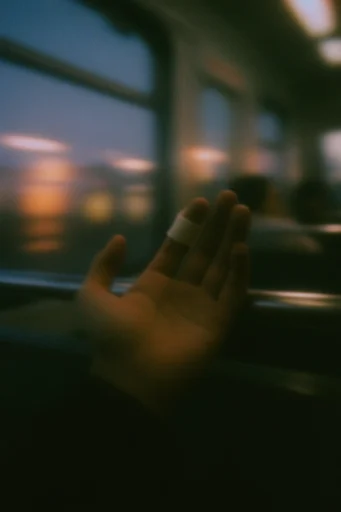 Ethereal Twilight Nostalgia style reference image — analog film grain