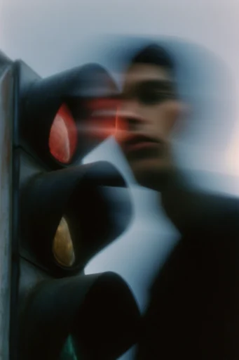 Ethereal Kinetic Fragmentation style reference image — liminal atmosphere