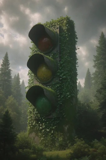 Mythic Overgrown Romanticism style reference image — cinematic high fantasy landscape