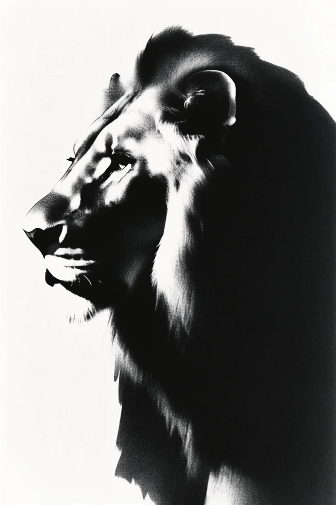Stark Graphic Minimalism style AI image example 3