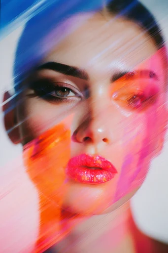Chromatic Neon Hallucination style reference image — hallucinatory dreamcore