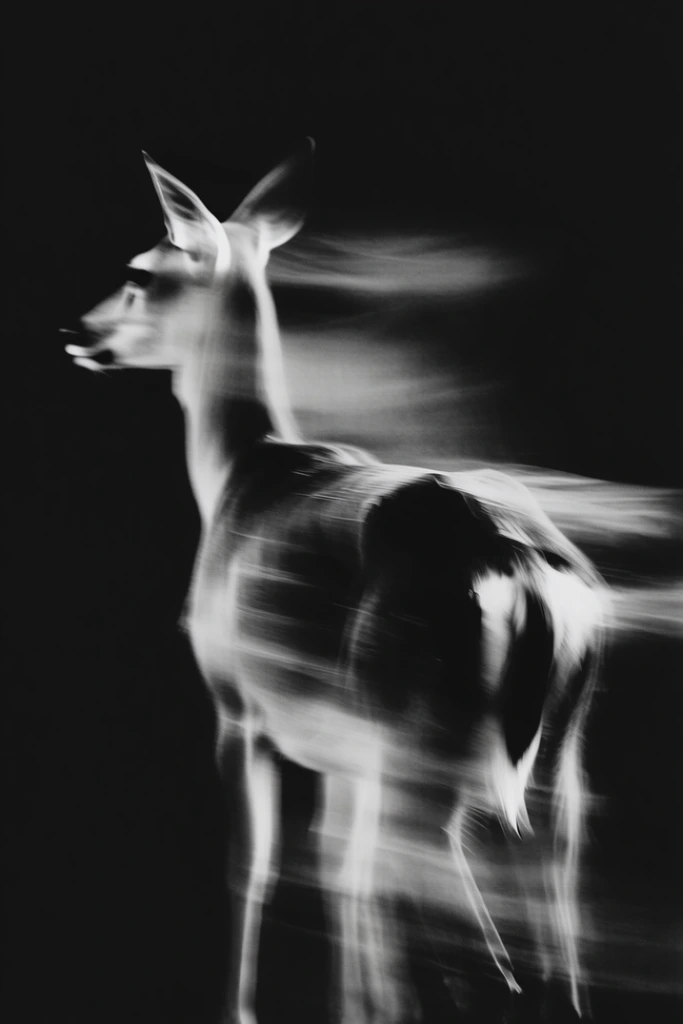 Kinetic Spectral Monochrome style AI image example 3
