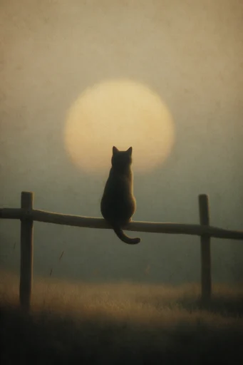 Ethereal Solitary Minimalism style reference image — contemplative solitude