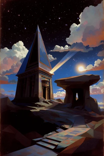 Celestial Alchemical Opulence style AI image example 4