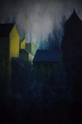 Luminous Nocturnal Mysticism style reference image — magical realism