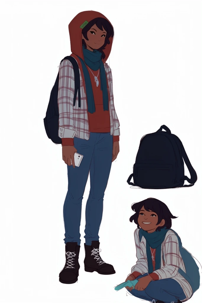 Dynamic Stylized Character Design style AI image example 1