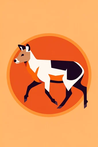 Graphic Tropics Minimalism style AI image example 3