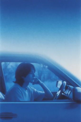 Spectral Blue Noir moodboard — generate AI images in this style