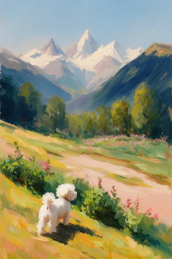 Textured Impasto Landscapes style reference image — impasto oil painting
