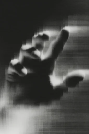 Monochrome Analog Decay style reference image — CRT scanlines
