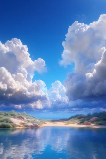 Ethereal Cloud Surrealism style AI image example 2