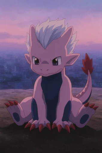 Nostalgic Twilight Anime style reference image — urban nostalgia