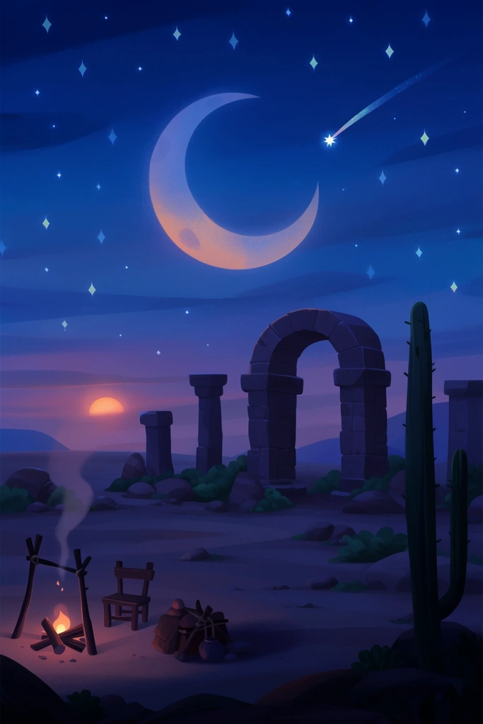 Cozy Twilight Whimsy style AI image example 2