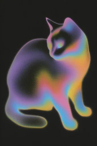 Chromatic Ethereal Grain style reference image — ethereal silhouette