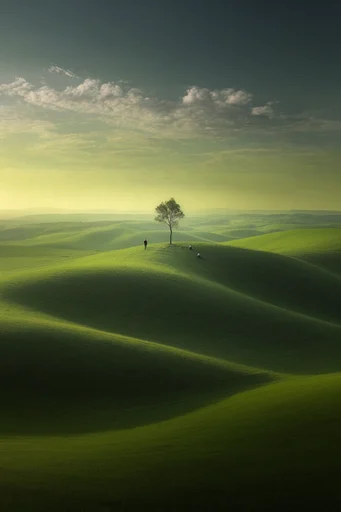 Ethereal Pastoral Surrealism style AI image example 2