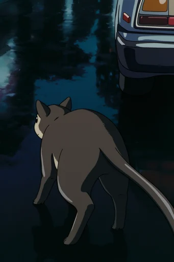 Midnight Cel Aesthetic style AI image example 3