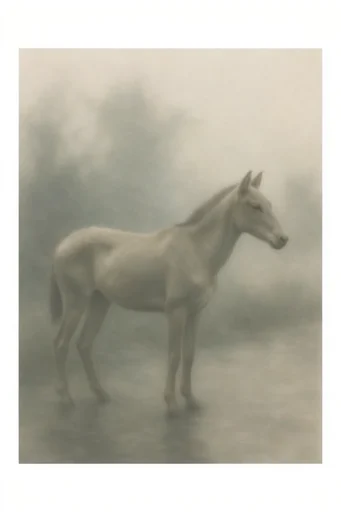 Ethereal Monochromatic Erosion style AI image example 3