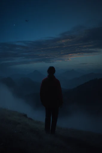 Cinematic Nocturnal Introspection style reference image — cinematic noir