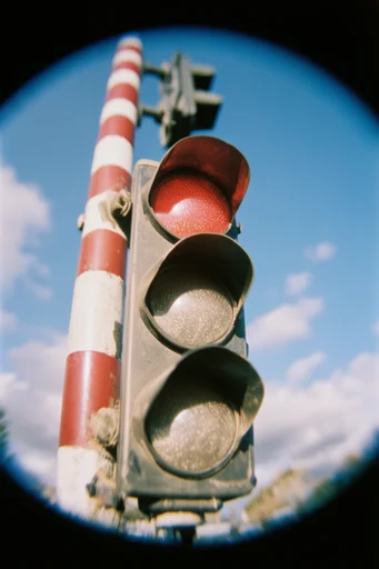 Vivid Fisheye Nostalgia style reference image — chromatic aberration