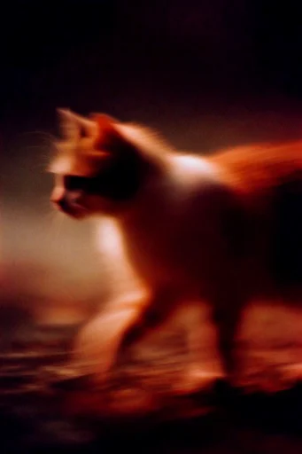 Crimson Nocturnal Blur style reference image — cinematic chiaroscuro