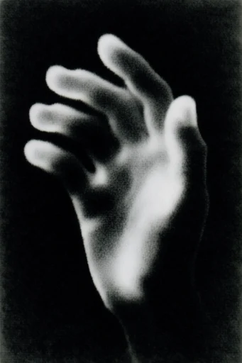 Spectral Obsidian Radiance style reference image — ethereal silhouette