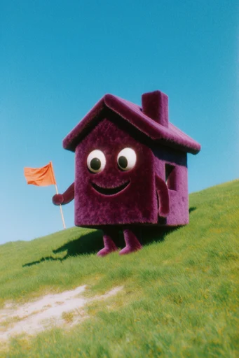 Vibrant Analog Surrealism style AI image example 4