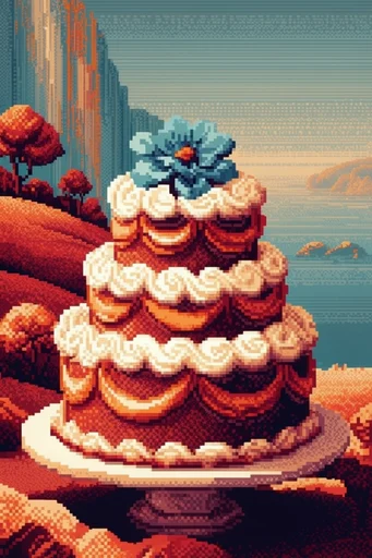 Retro-Digital Mythic Impressionism style reference image — scanlines