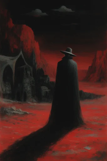 Apocalyptic Gothic Sublime moodboard — generate AI images in this style