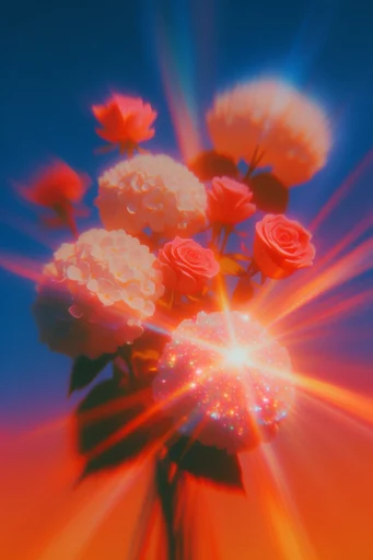 Prismatic Retro-Futuristic Dreamscape style reference image — reflective chrome and glass