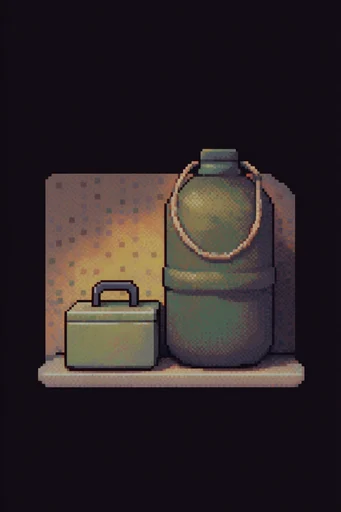Luminous Retro Pixel style reference image — 8-bit aesthetic