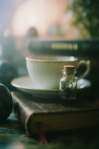 Mystical Folklore Dreamscape style reference image — vintage film grain