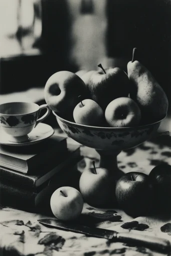 Monochrome Surrealist Noir style reference image — high-contrast noir photography