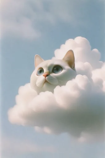 Ethereal Surrealist Dreamscapes style reference image — ethereal blue sky