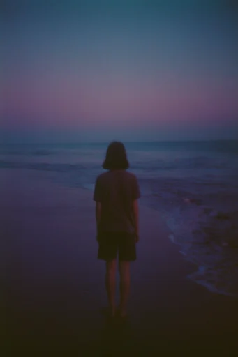 Nocturnal Twilight Melancholy moodboard — generate AI images in this style