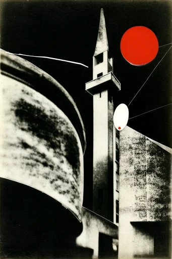 Monochrome Avant-Garde Noir style reference image — high contrast monochrome