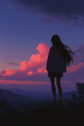 Nostalgic Twilight Anime moodboard — generate AI images in this style