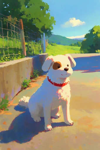 Luminous Pastoral Nostalgia style reference image — lush rolling hills