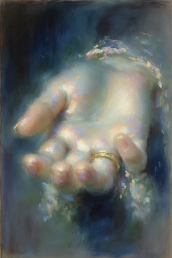 Luminous Nocturnal Impressionism style reference image — ethereal sfumato