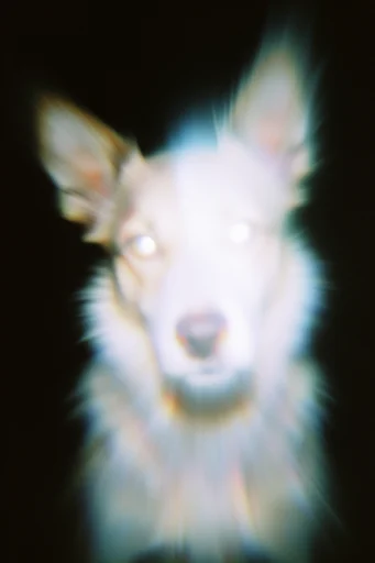 Ethereal Prismatic Luminescence style reference image — rainbow lens flare