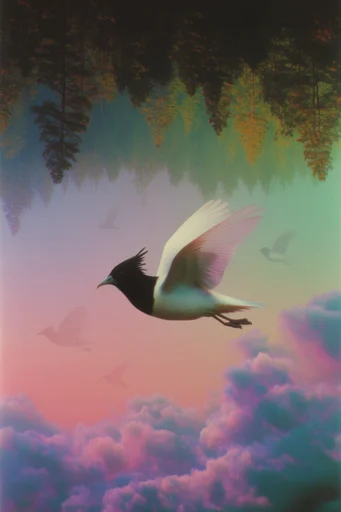 Ethereal Twilight Surrealism style AI image example 3