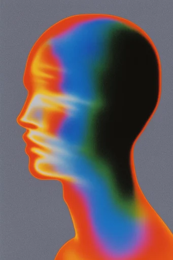 Surreal Thermal Hallucination style reference image — fluid organic distortion