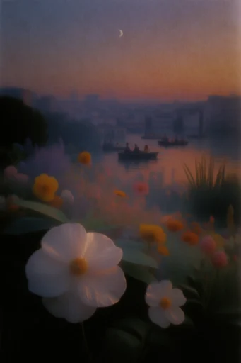 Analog Twilight Solitude style reference image — soft focus blur